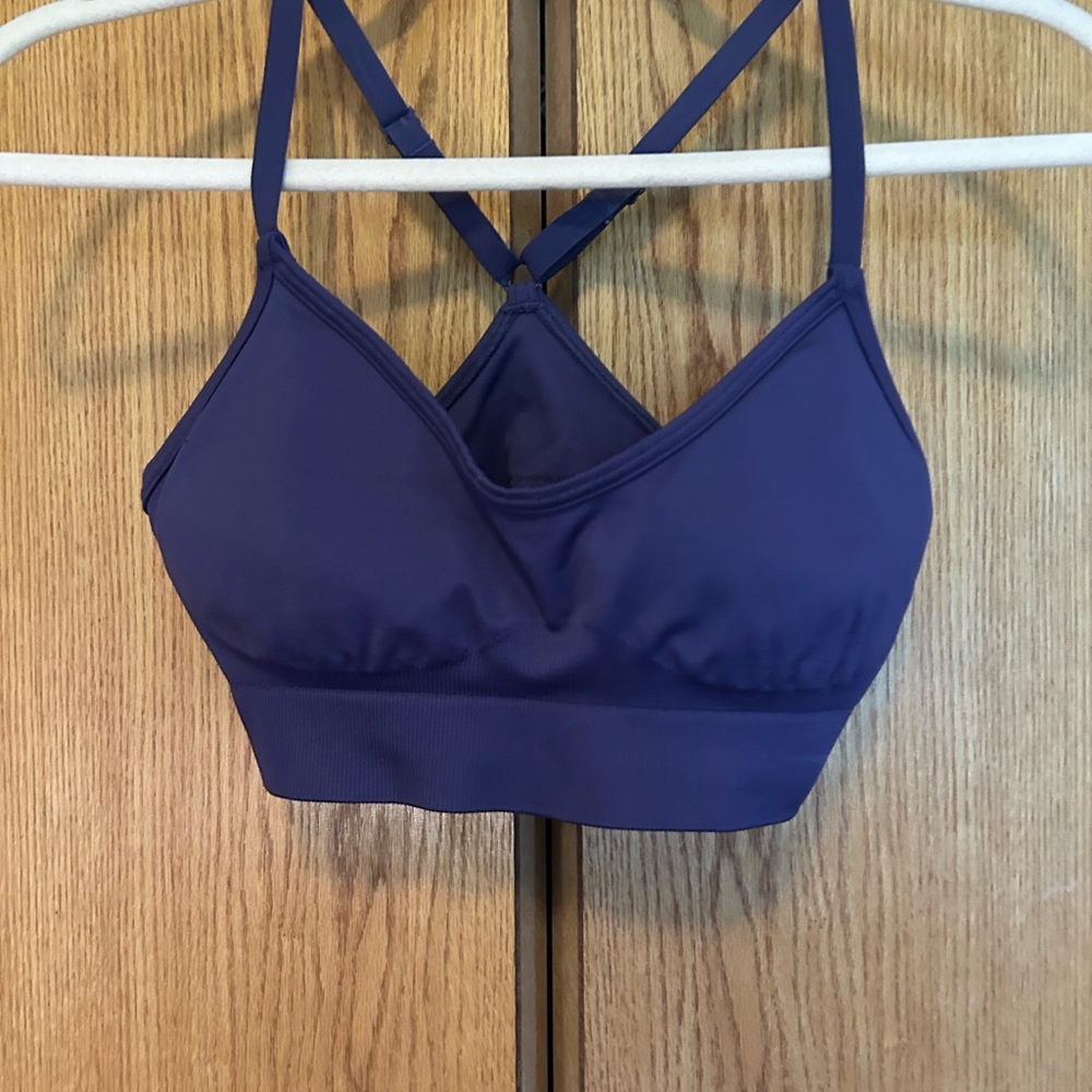 Gymshark purple Crossback Bralette